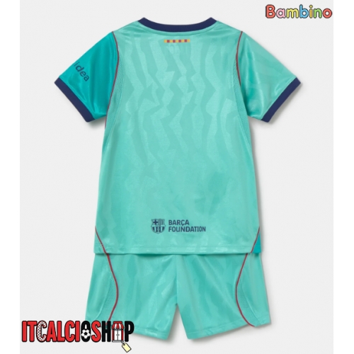 Barcelona Terza Maglia Bambino 2026-27 Manica Corta (+ Pantaloni corti)